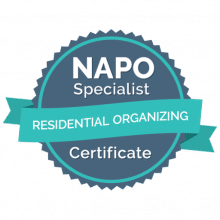 Residential Organizing - NAPO Specialist Certificate