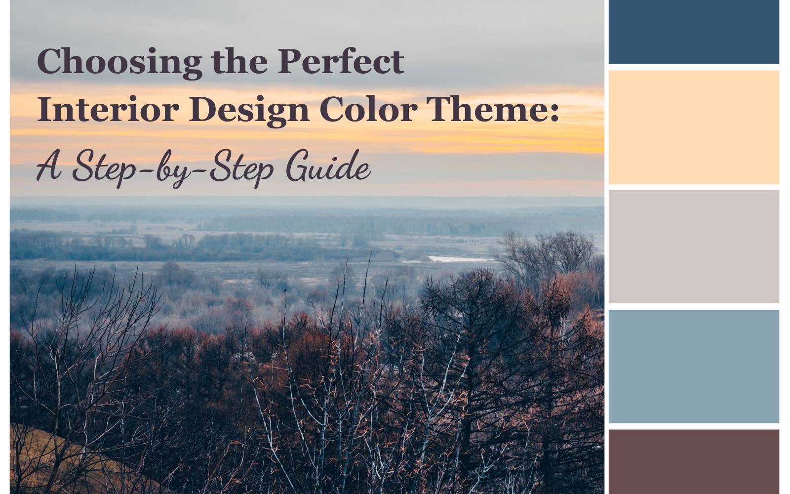 choosing perfect interior design color theme step by step guide