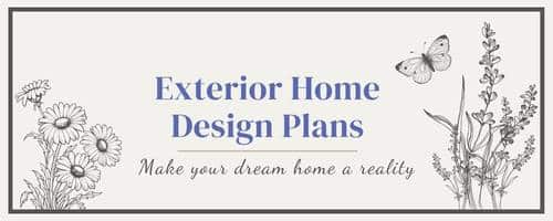 Exterior home design plans