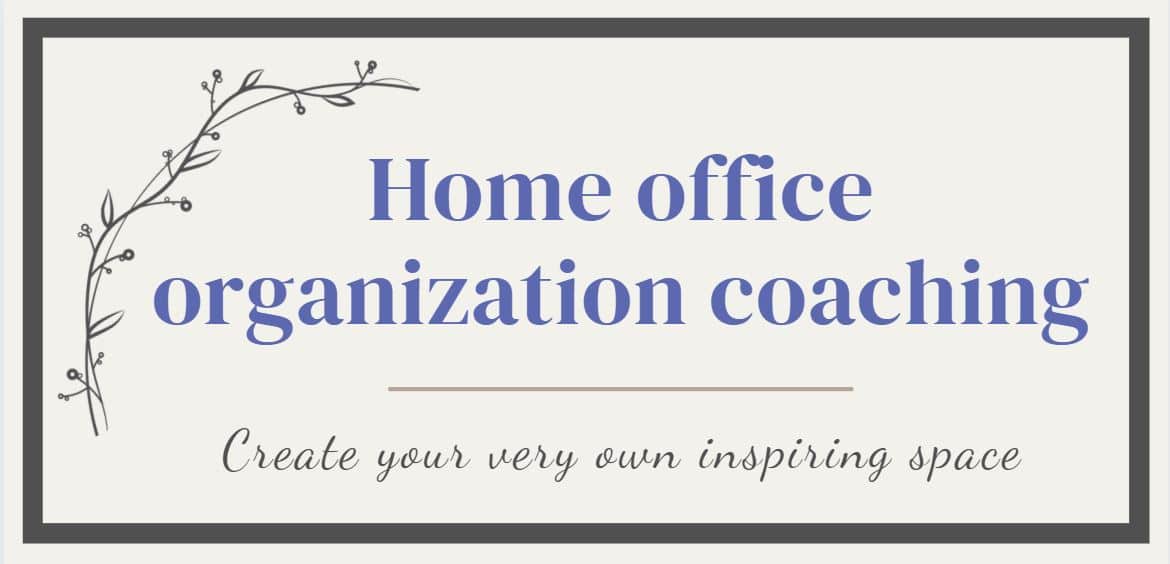 Home office organization coaching