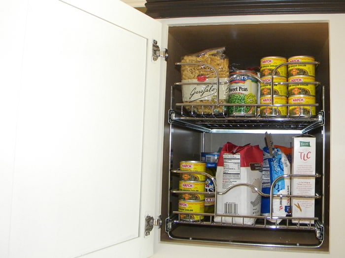 Home organization - kitchen pantry organizer